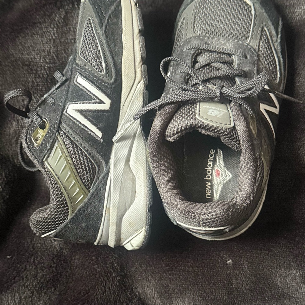 New Balance 990 Charcoal and Black Sneakers